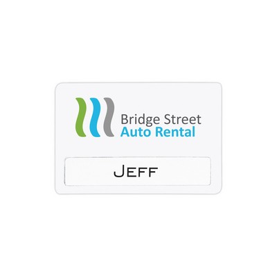 Atlanta Reusable Economy Name Badge (Standard Size 3" x 2")