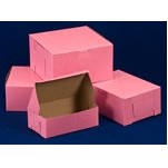 Ohio Valley Pink Cupcake Box (7"x7"x4")