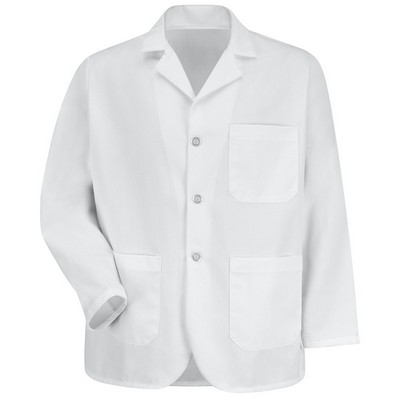 Red Kap Men's Notch Collar Lapel Twill Counter Coat