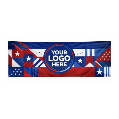 Digital Print Vinyl Banner 2'x8' Single sided