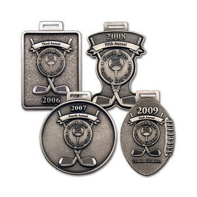 2.75" Pewter Bag Tag