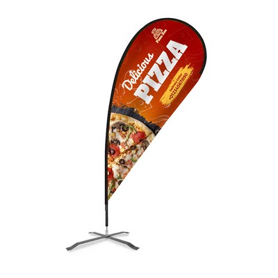 Flex Blade® Kit, Single-Sided Teardrop Banner Flag 9'H