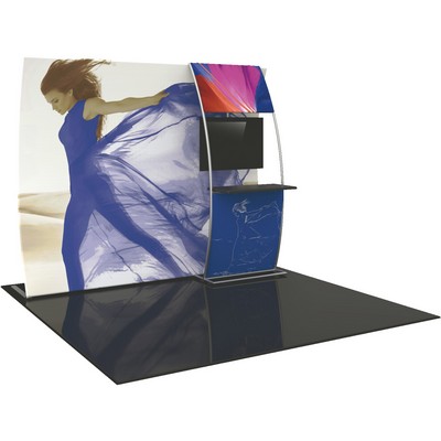 Formulate Master 10' VC7 Vertical Curve Fabric Backwall