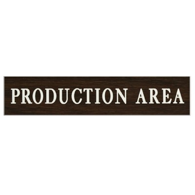 Engraved Plastic Sign - Horizontal, 10" x 8"