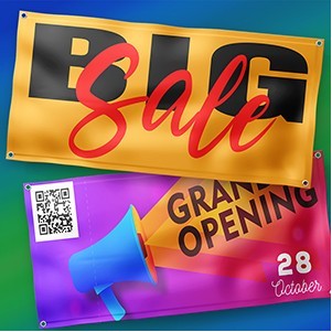 13 Oz. Reinforced Vinyl Digital Banner (4' x 5')