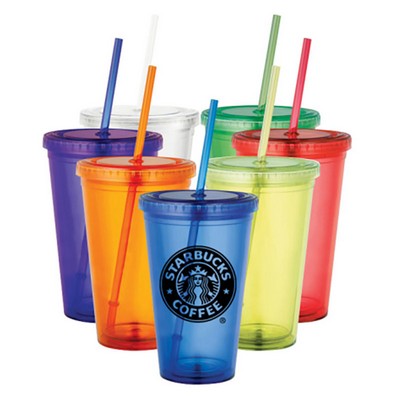 Custom Double Wall Tumbler - 16 Oz