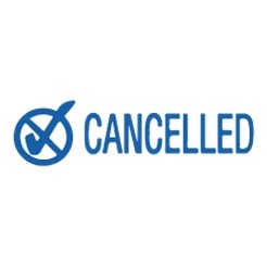 Trodat® Self-Inking Stock Message Stamp- Cancelled