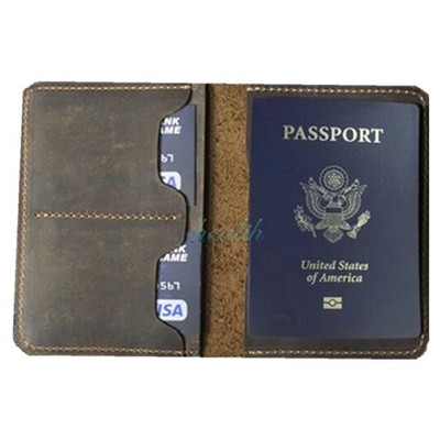 Vintage PU Leather Passport Cover Passport Jacket
