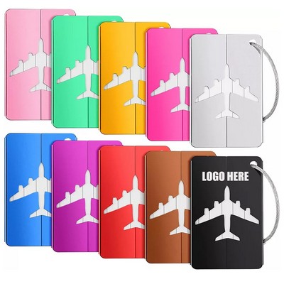 Aluminum Luggage Tag w/Name Card