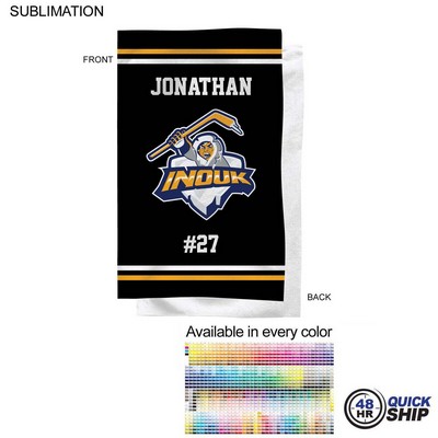 48Hr Quick Ship - Team Towel in Microfiber Dri-lite Terry, Sublimated Sports Towel (15"x25")