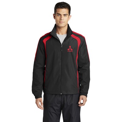 Sport-Tek® Colorblock Raglan Embroidered Jacket