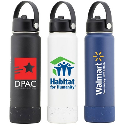 Concord 27oz Double Wall Stainless Steel Vacuum Insulated Bottle (Black)
