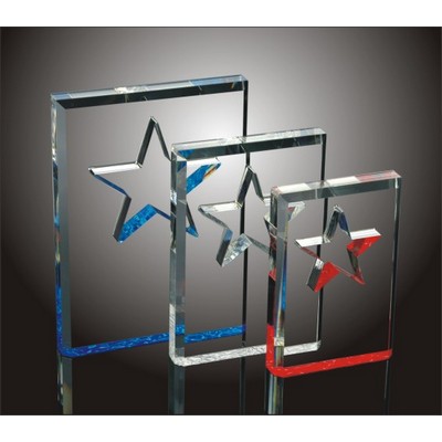 Lucky Star Acrylic Award, 6" H