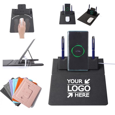 Foldable Magnetic Wireless Charging Mouse Pad