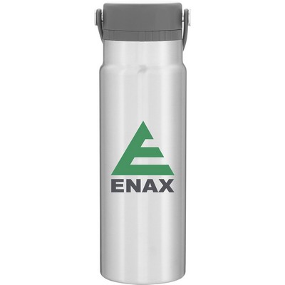 25 oz h2go Realm Water Bottle (Stainless)