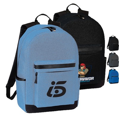 Premium TrendLine Campus Canvas Laptop Backpack (12" x 18" x 5")