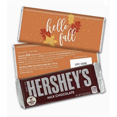 Fall Wrapped Hershey®'s Bar