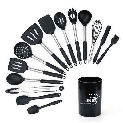 14-Piece Silicone Kitchen Utensil Set