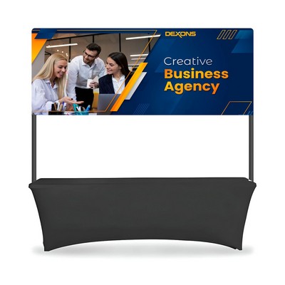 Table Top Banner - Half Display Package, Single Sided (4.2' x 1.64ft)