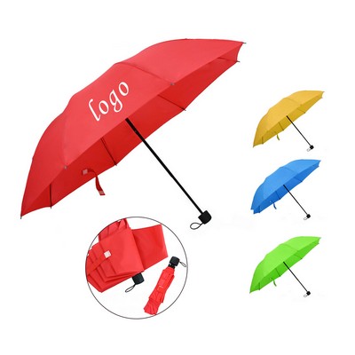 8-Rib Auto Open Close Folding Umbrella