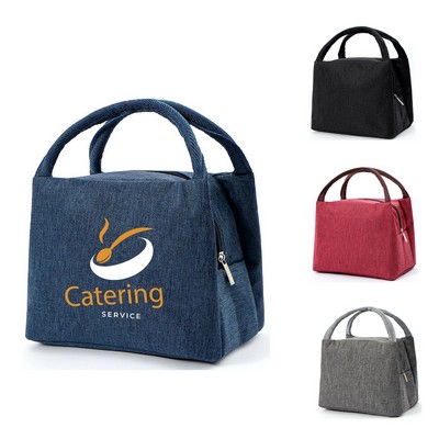 Insulated 300D Oxford Lunch Bag with 6-Can Capacity