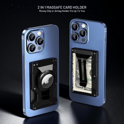 MAGSAFE RFID Box w/ Air Tag holder + Money Clip