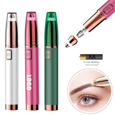 Precision Electric Eyebrow Trimmer Painless Facial Hair Remover