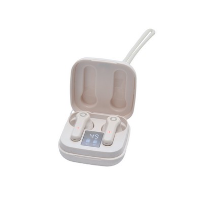 Touch Sensor Ear Buds With Power Display