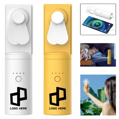 Foldable Power Bank Small Fan