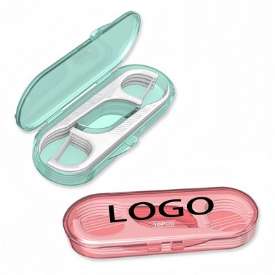 Refillable Portable Travel Floss Case 2" 1
