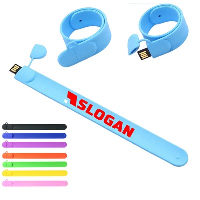 Wristband USB Flash Drive with 4GB Storage
