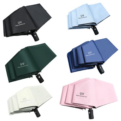 Auto Open Close Umbrella with Sun and Rain Protection