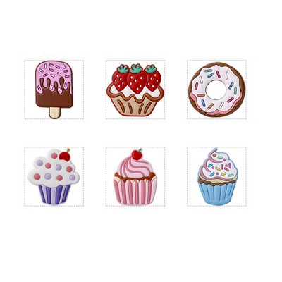 2" Custom Shape Soft PVC Fridge Magnet