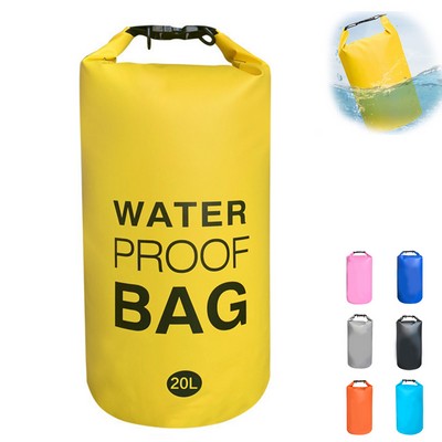 20L Waterproof Dry Bag With Single Shoulder Strap