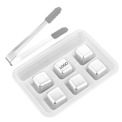 Resuable Steel Whiskey Stones 8pcs Set