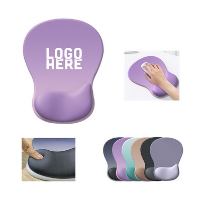 Mouse Pad With Silicone Infill Wrist Rest
