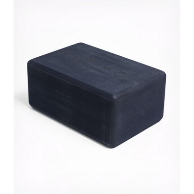 Manduka Recycled Foam Yoga Block - Midnight Black