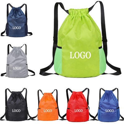 Large Drawstring shoulder sports basketball bag