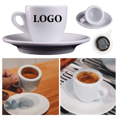 2.75 oz. Porcelain Espresso Cup & Saucer Sets