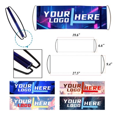 Full-Color Rolling Banner Hand Flag