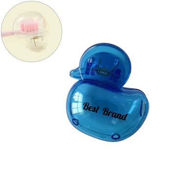 Transparent Duck - Shaped Toothbrush Protector Case