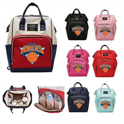 Multi-function Large Capacity Mummy Bag Diaper Backpack