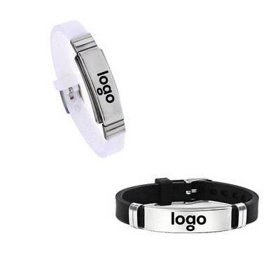 Engravable Message Matching Custom Bracelet Stainless Steel