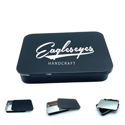 Rectangular Tin Box with Press-top Cover