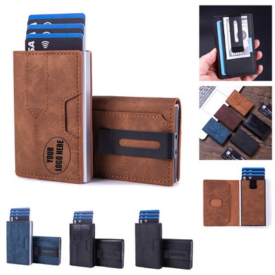 RFID Blocking Magnetic Credit Card Holder