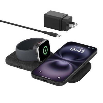 Belkin 2-IN-1 Magnetic Charging Travel Pad
