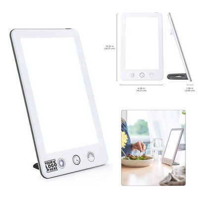 10,000 Lux UV-Free Therapy Lamp LED Bright White Light with Adjustable Brightness Countdown Timer