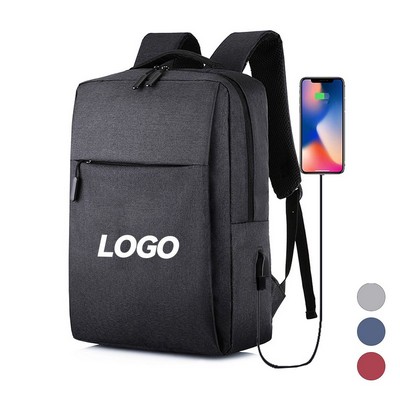 Laptop Satchel with External USB Pass-Through Port
