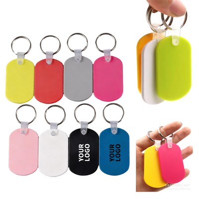 Soft Vinyl Key Tag Custom Logo