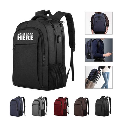 Laptop Backpack w/USB Charging